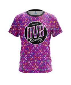 DV8 Kaleidoscope Purple CoolWick Bowling Jersey