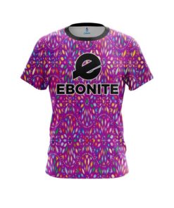 Ebonite Kaleidoscope Purple CoolWick Bowling Jersey