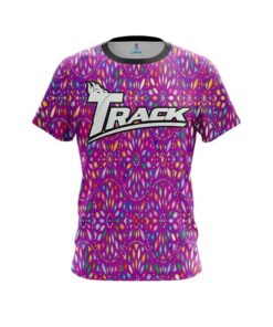 Track Kaleidoscope Purple CoolWick Bowling Jersey