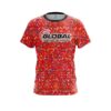 900 Global Kaleidoscope Red CoolWick Bowling Jersey