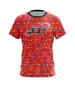 Columbia 300 Kaleidoscope Red CoolWick Bowling Jersey