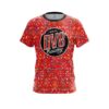 DV8 Kaleidoscope Red CoolWick Bowling Jersey