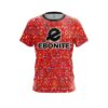 Ebonite Kaleidoscope Red CoolWick Bowling Jersey