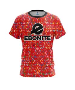 Ebonite Kaleidoscope Red CoolWick Bowling Jersey