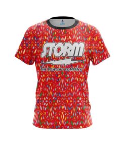 Storm Kaleidoscope Red CoolWick Bowling Jersey
