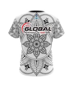 Alternative view of 900 Global Mandala Pedal CoolWick Bowling Jersey