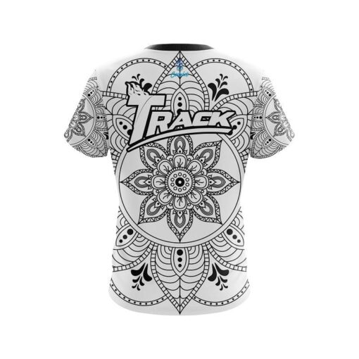 Track Mandala Pedal CoolWick Bowling Jersey - Image 2