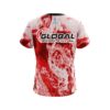 900 Global Marble Red CoolWick Bowling Jersey - Image 2
