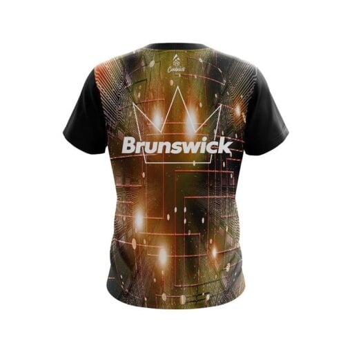 Brunswick Motherboard Rust CoolWick Bowling Jersey - Image 2