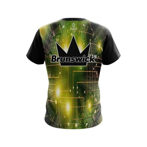 Brunswick Motherboard Sunburst CoolWick Bowling Jersey - Image 2