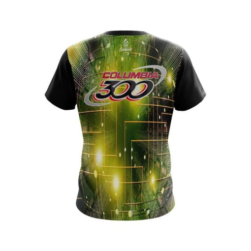 Columbia 300 Motherboard Sunburst CoolWick Bowling Jersey - Image 2