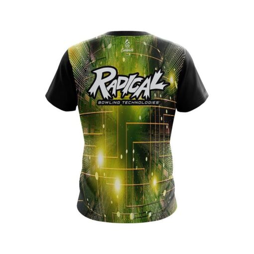 Radical Motherboard Sunburst CoolWick Bowling Jersey - Image 2
