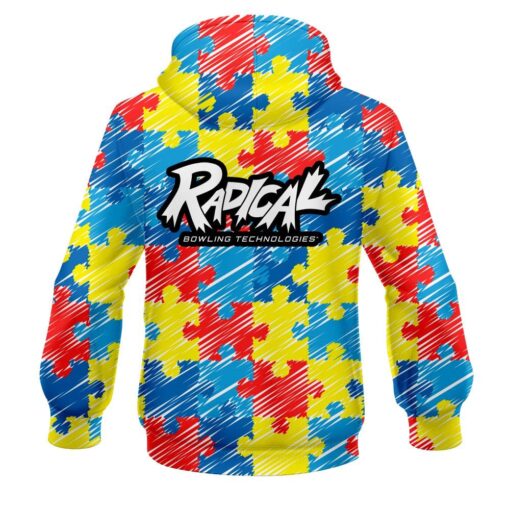 Radical Autism Awareness CoolWick Bowling Hoodie - Image 2