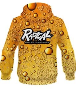 Alternative view of Radical Beer Bubbles CoolWick Bowling Hoodie