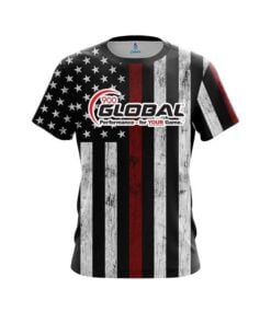 900 Global Red Line CoolWick Bowling Jersey