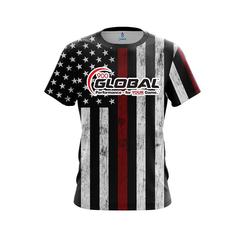 900 Global Red Line CoolWick Bowling Jersey
