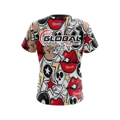 900 Global Rock Star CoolWick Bowling Jersey - Image 2