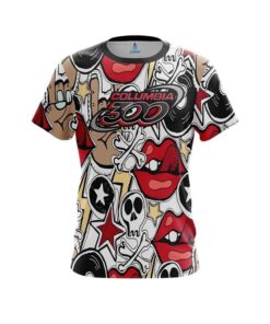 Columbia 300 Rock Star CoolWick Bowling Jersey