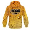 Storm Beer Bubbles CoolWick Bowling Hoodie - Image 2