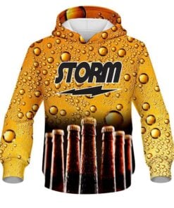 Storm Beer Bottles CoolWick Bowling Hoodie