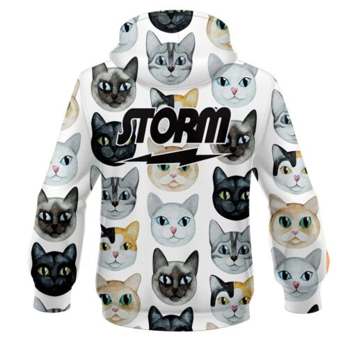 Storm Kitty Kats CoolWick Bowling Hoodie - Image 2