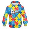 Track Autism Awareness CoolWick Bowling Hoodie