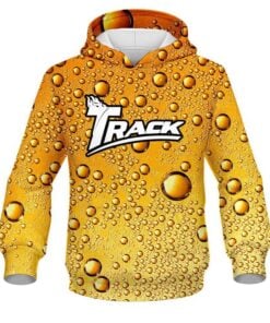 Track Beer Bubbles CoolWick Bowling Hoodie