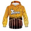 Track Beer Bottles CoolWick Bowling Hoodie