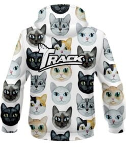 Alternative view of Track Kitty Kats CoolWick Bowling Hoodie