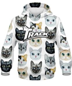 Track Kitty Kats CoolWick Bowling Hoodie