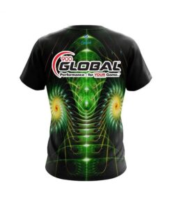 Alternative view of 900 Global Vortex Green CoolWick Bowling Jersey