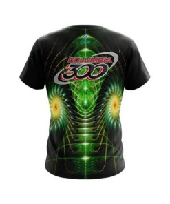 Alternative view of Columbia 300 Vortex Green CoolWick Bowling Jersey