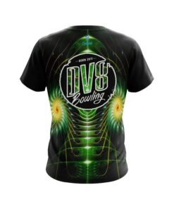 Alternative view of DV8 Vortex Green CoolWick Bowling Jersey