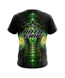 Alternative view of Roto Grip Vortex Green CoolWick Bowling Jersey