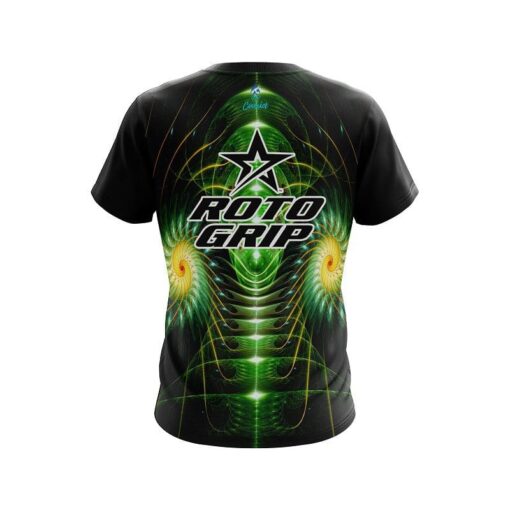 Roto Grip Vortex Green CoolWick Bowling Jersey - Image 2