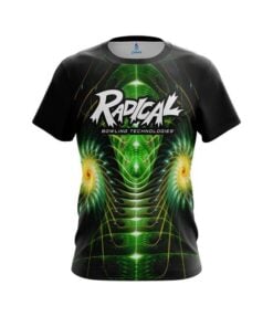 Radical Vortex Green CoolWick Bowling Jersey