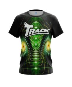 Track Vortex Green CoolWick Bowling Jersey