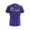 900 Global Kaleidoscope Blue CoolWick Bowling Jersey - Image 2