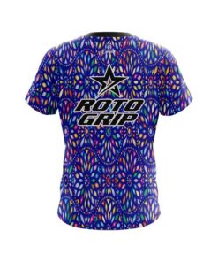 Alternative view of Roto Grip Kaleidoscope Blue CoolWick Bowling Jersey