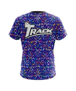 Alternative view of Track Kaleidoscope Blue CoolWick Bowling Jersey