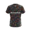 Brunswick Kaleidoscope Black CoolWick Bowling Jersey - Image 2
