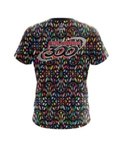 Alternative view of Columbia 300 Kaleidoscope Black CoolWick Bowling Jersey