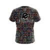 Ebonite Kaleidoscope Black CoolWick Bowling Jersey - Image 2