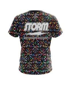 Alternative view of Storm Kaleidoscope Black CoolWick Bowling Jersey