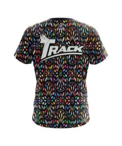 Alternative view of Track Kaleidoscope Black CoolWick Bowling Jersey