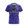 Ebonite Kaleidoscope Blue CoolWick Bowling Jersey