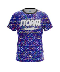 Storm Kaleidoscope Blue CoolWick Bowling Jersey