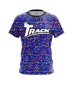 Track Kaleidoscope Blue CoolWick Bowling Jersey