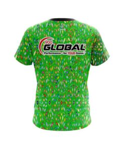 Alternative view of 900 Global Kaleidoscope Lime CoolWick Bowling Jersey