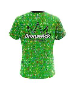 Alternative view of Brunswick Kaleidoscope Lime CoolWick Bowling Jersey